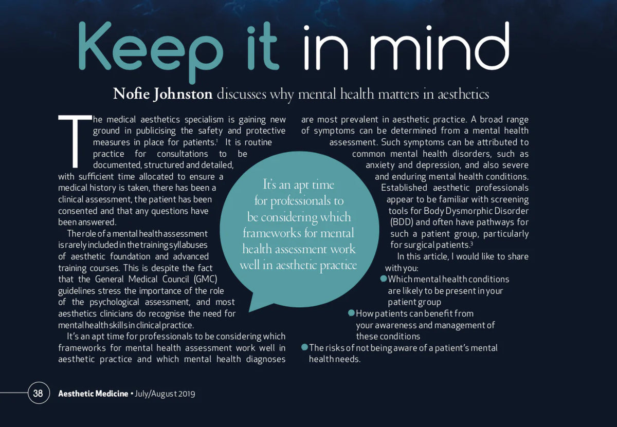 Keeping mental health in mind